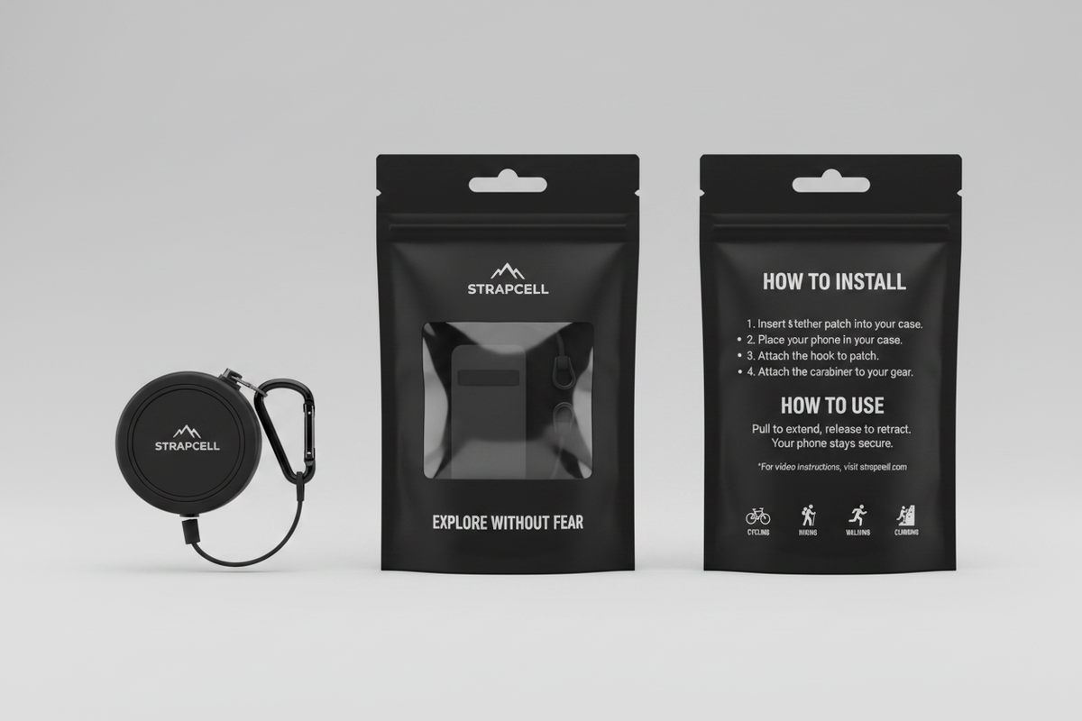 StrapCell Anti-Chute - Produit et packaging recto verso